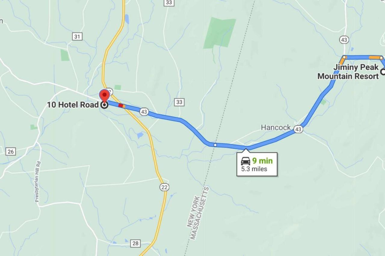 2 Bed Berkshire Getaway Minutes To Jiminy Peak Ski Hancock Εξωτερικό φωτογραφία